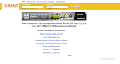 Desktop Screenshot of 1arbeit.com